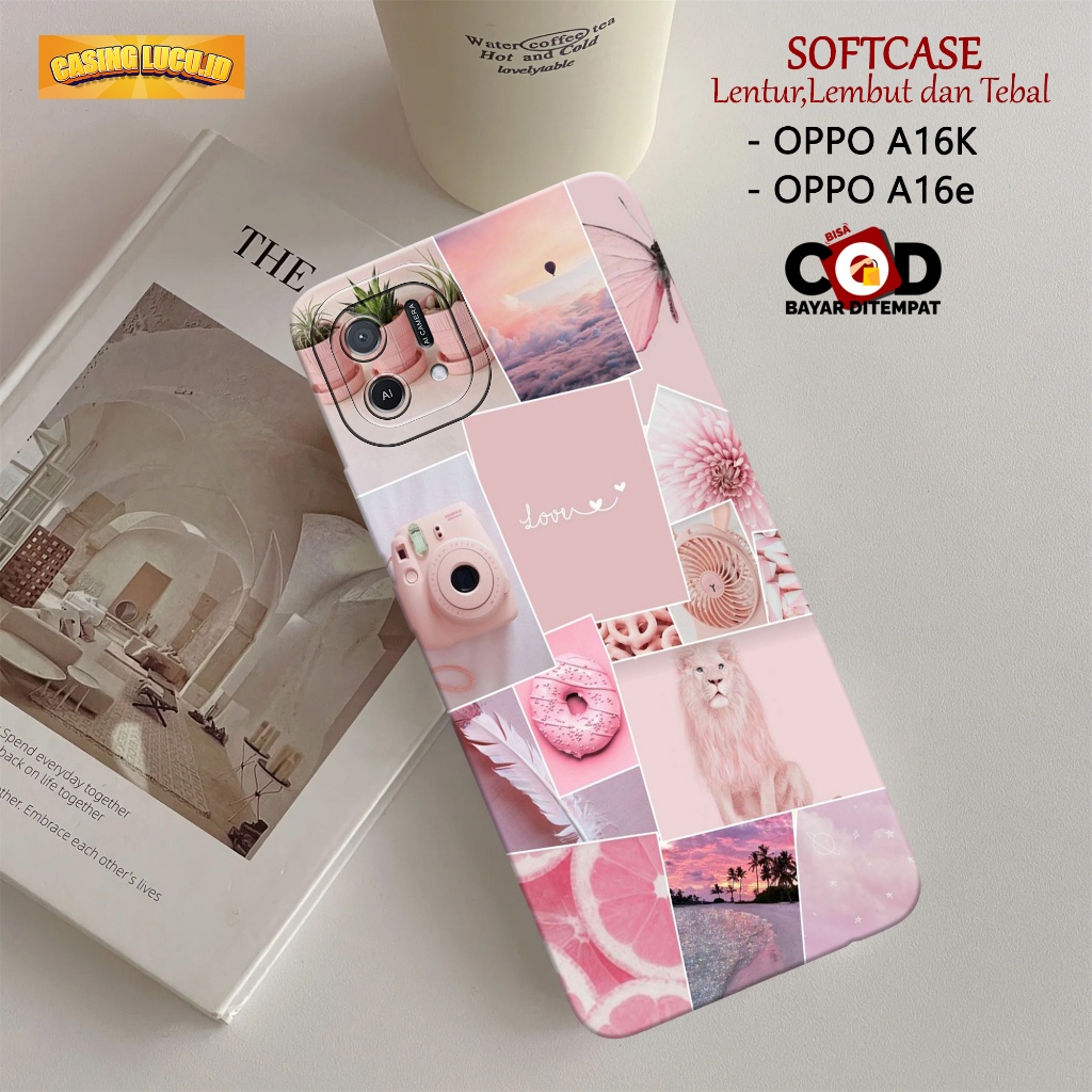 Casing Hp Oppo A16K / A16e Terbaru - Casing Lucu.id - Case Oppo A16K / A16e - Fashion Case Aesthetic