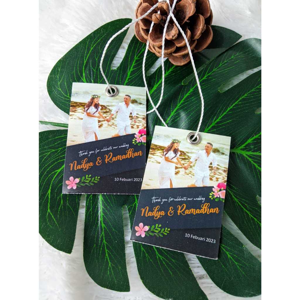 

Hang Tag 5 7-15 Custom Hangtag Label Baju Thrift Hijab Jilbab Olshop Small Business Souvenir Wedding