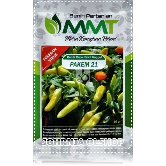 Johrnia 15 Benih Biji Cabe Rawit PAKEM 21