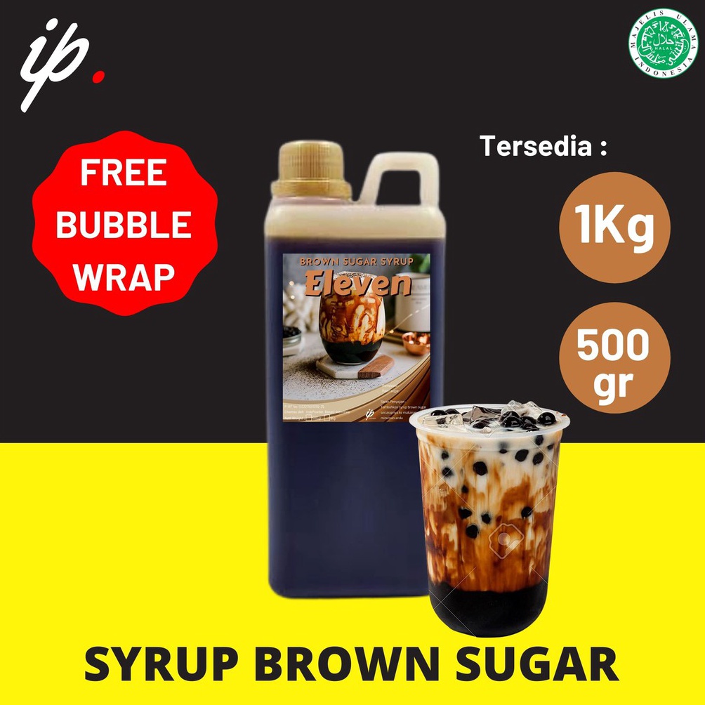 

[✴R37>] SYRUP BROWN SUGAR 1Kg - BROWN SUGAR CAIR 1kg - SYRUP Gula Aren 1Kg - Buble Wrap SALE now