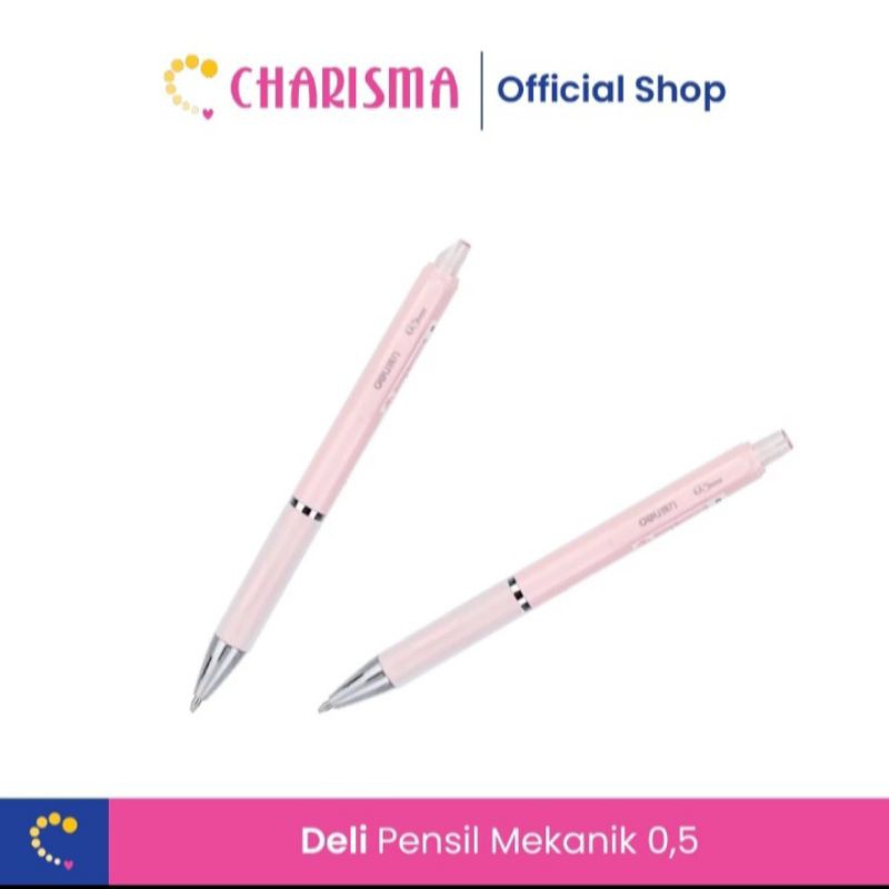 Charisma Deli Mech Pencil Premium - Pensil Mekanik Deli Warna-warni