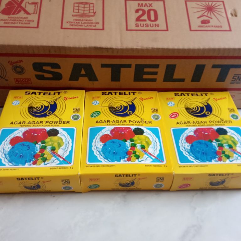 

[FVB84] Agar agar SATELIT 1box isi 12 sachet 8091