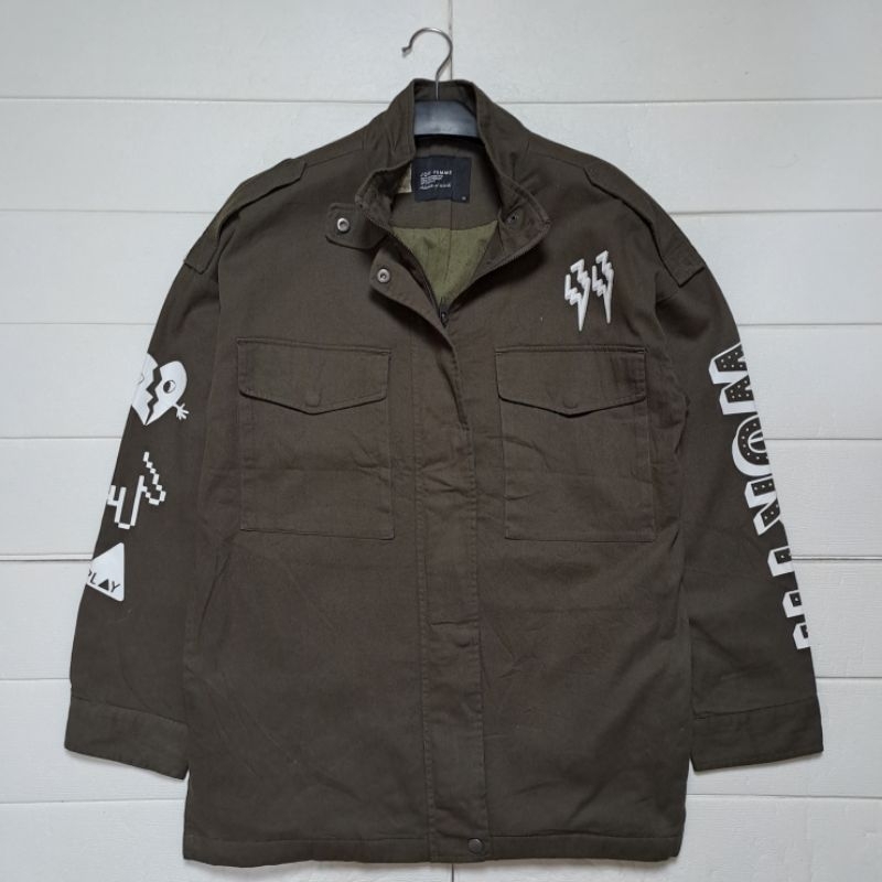 JAKET SEMI PARKA JOFF FEMME FIELD JACKET SIZE L