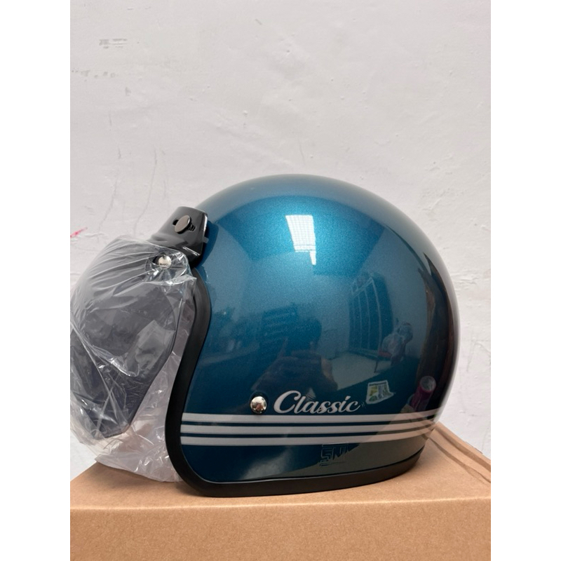 helm bogo clasic + kaca cembung