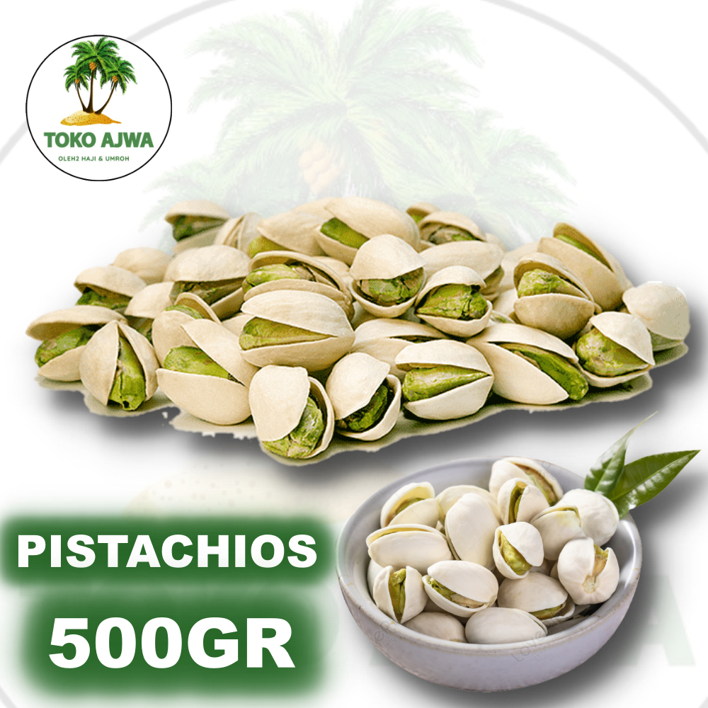 

Kacang fustuk 500gr /kacang pistachios matang