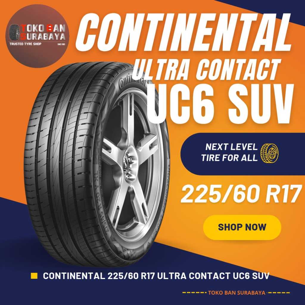 CONTINENTAL 225/60 R17 225/60R17 225/60/17 22560 R17 22560R17 R17 R 17 UC6 SUV