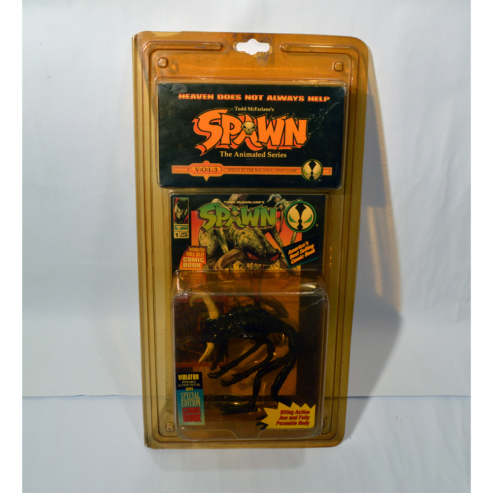 Spawn Violator with Comic & bonus VHS Action Figure