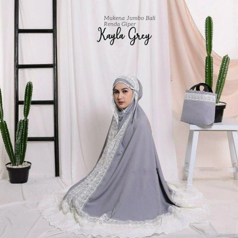 ELZIYA.ID-mukenah dewasa Andin Rayon Mewah Jumbo size | prayer set