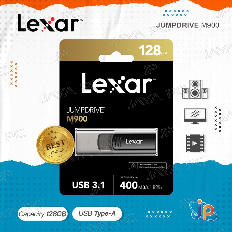 FlashDisk Lexar M900 Jumpdrive 128GB - Flash Disk 128 GB USB 3.0