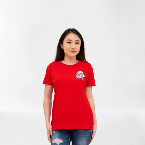 SF V Neck Little Astro Cat Wanita/Kaos Katun/Kaos Gambar/Katun Premium/SOUTH FORMED