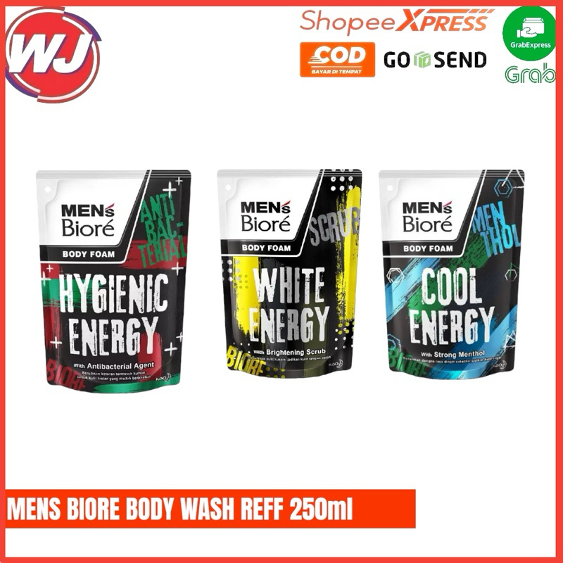 MEN’S BIORE BODY WASH REFF 250ml