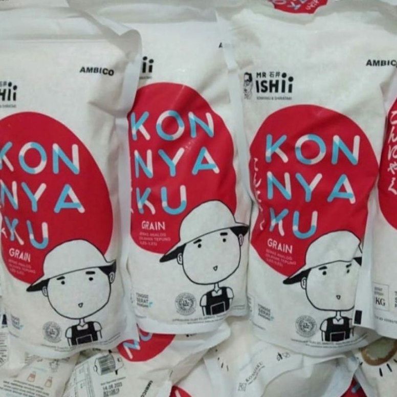 

JP82 Beras Shirataki Rendah Kalori /Low Carbs Shirataki Rice 1000 gram abjia