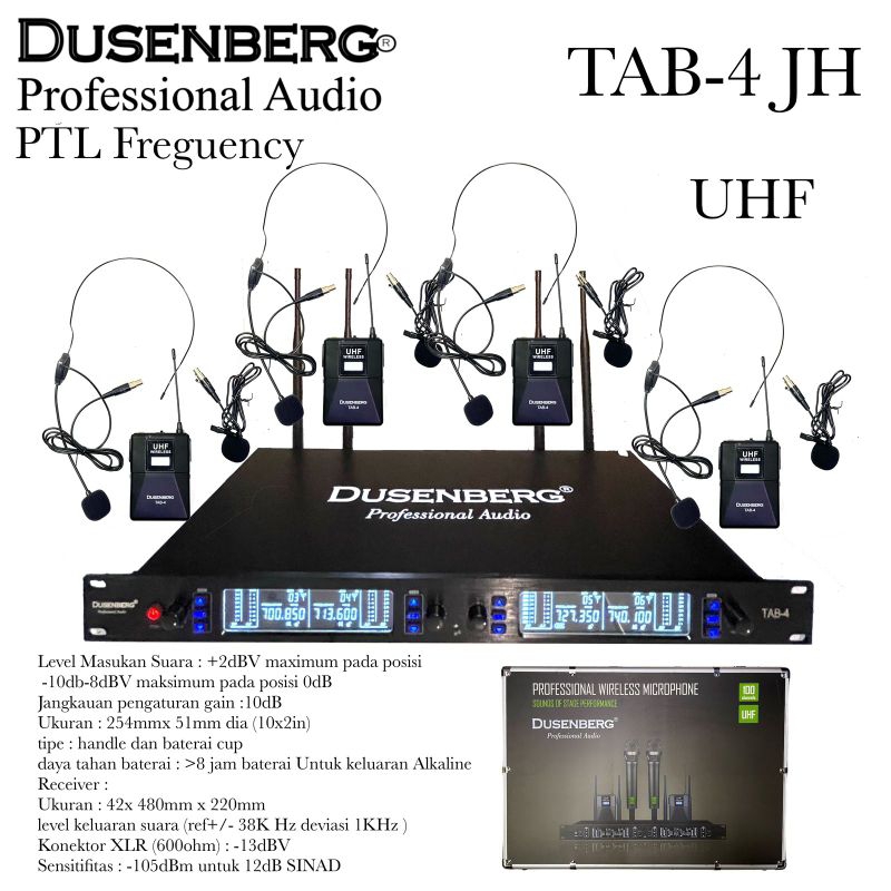 MIC WIRELES DUSENBERG TAB 4 JH ORIGINAL