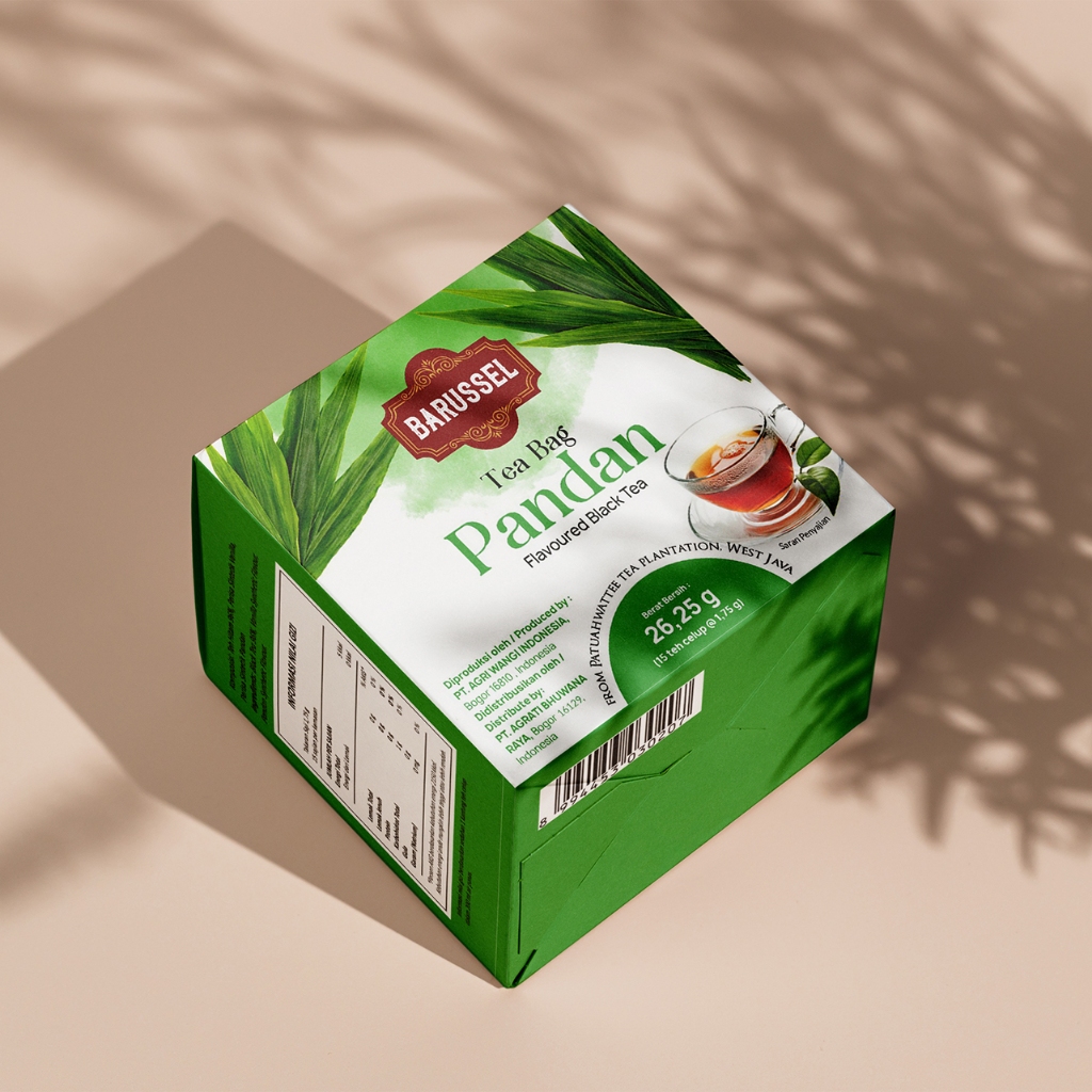 

BARUSSEL Pandan Tea Teh Celup Rasa Pandan