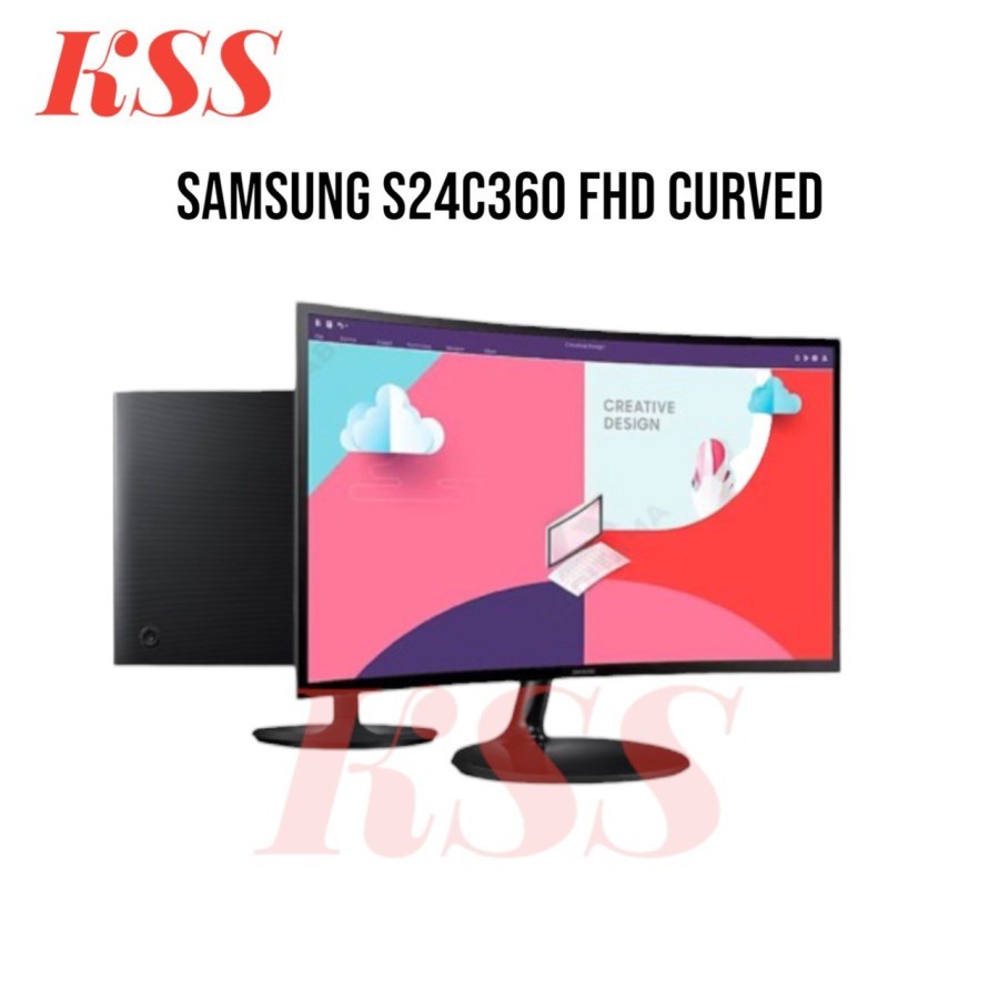 Monitor Samsung LED S24C366 Curved Full HD 24 Inch Lengkung