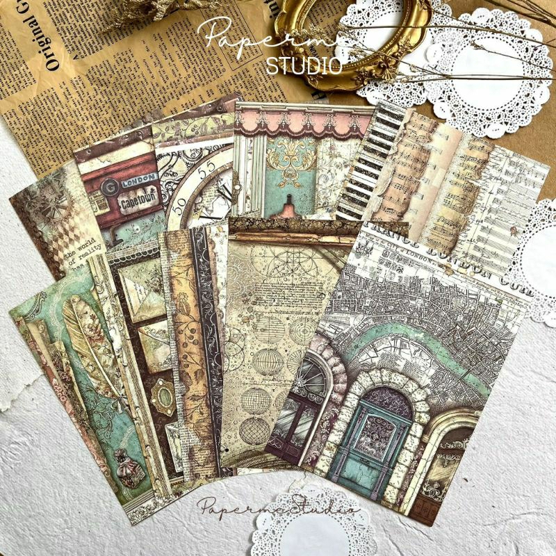 

PAPER DECO - kertas scrapbook vintage ballet princess french music fantasy aesthetic hias dekor buku by Papermestudio