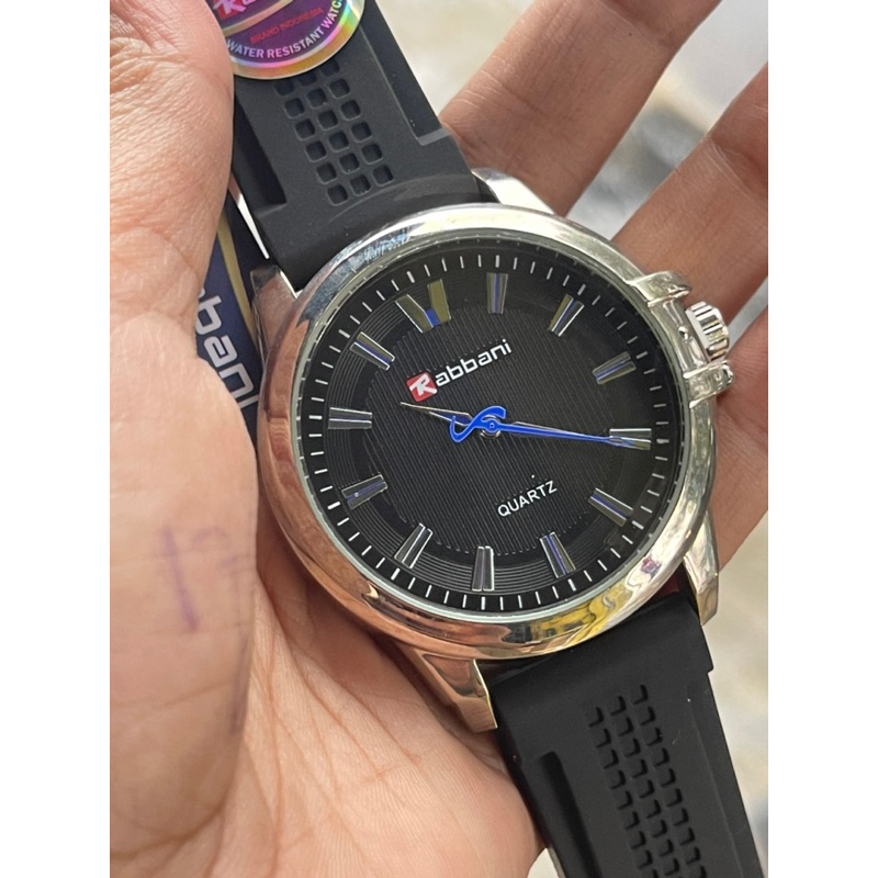 Jam Tangan Pria Rubber RABBANI Original