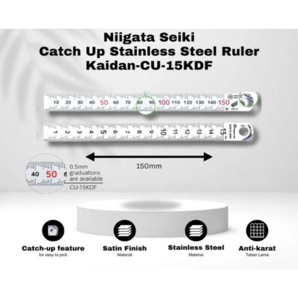 

Unik Niigata Seiki Metal Ruler CU-15KDF Murah