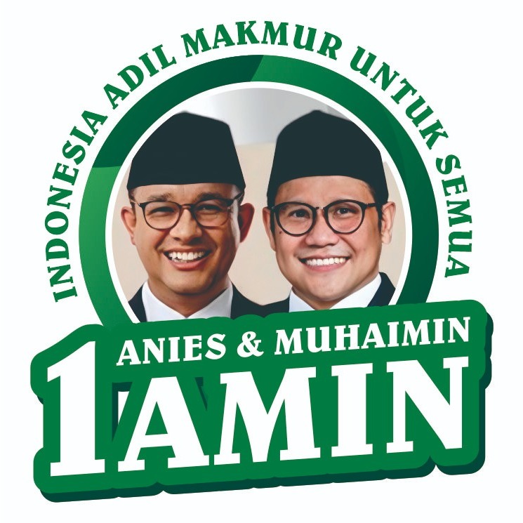 

Sticker Capres Cawapres 2024 Custom