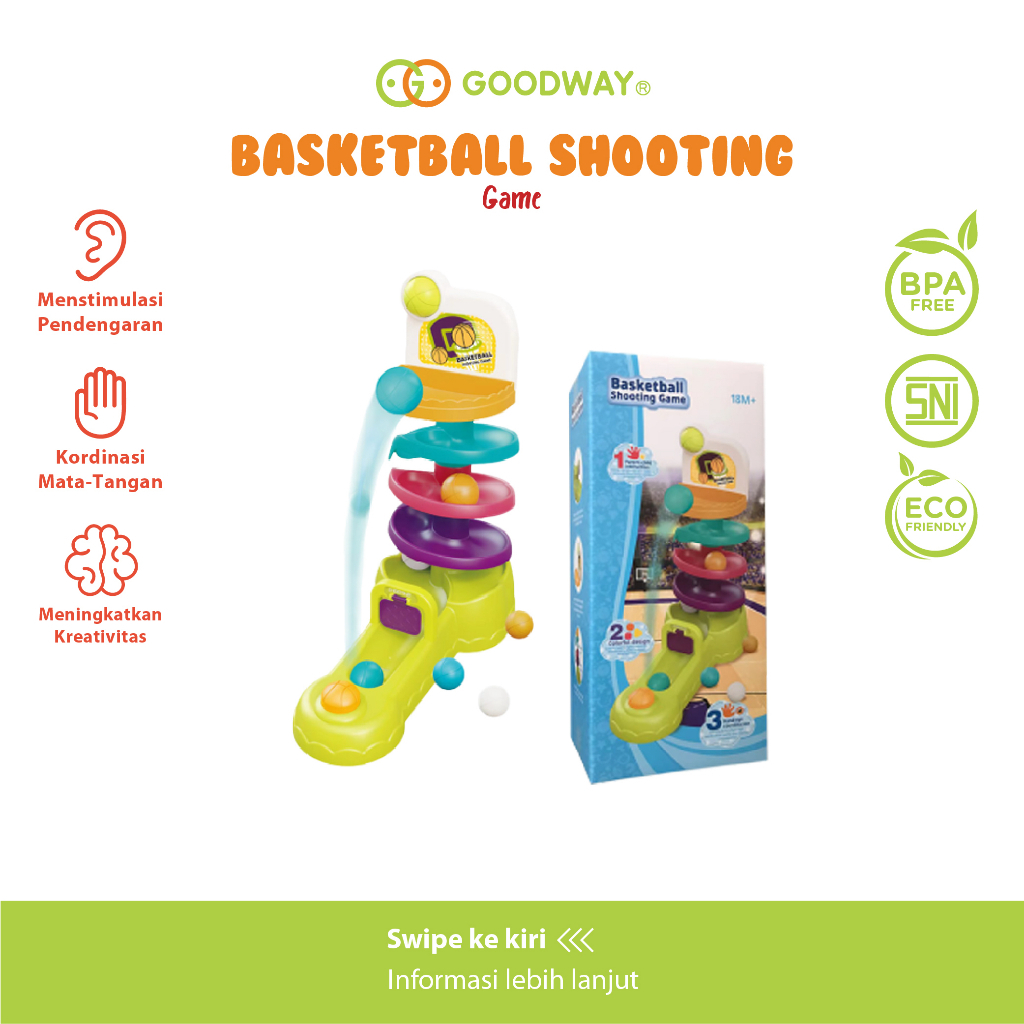 Goodway Basketball Shooting Game/Mainan Game Anak/Mainan Edukasi Anak
