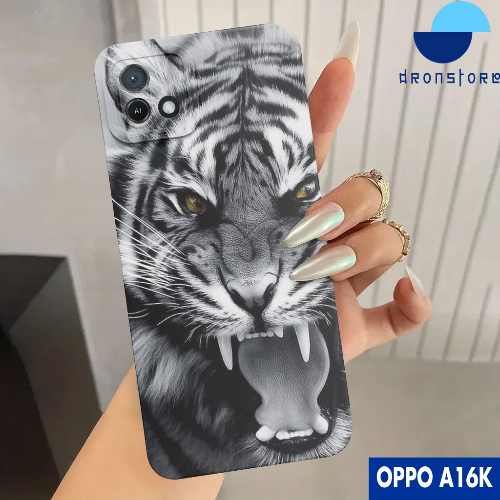 CASE OPPO A16K / OPPO A16E MOTIF MACAN - 31 - SOFTCASE HARDCASE PROTECT CAMERA PELINDUNG BELAKANG HA