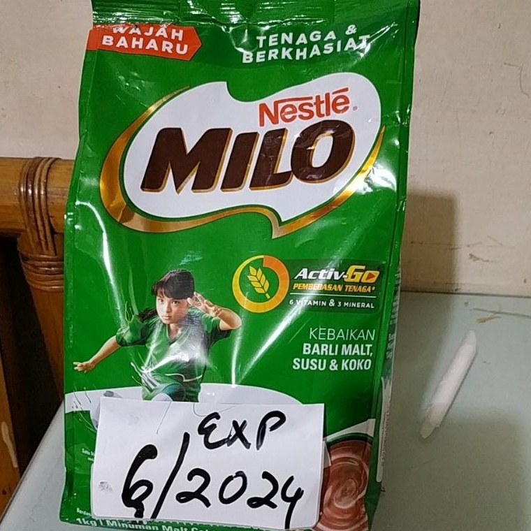 

[RKN] Milo Active go 1kg malaysia / 1+100gram ➬Terkini