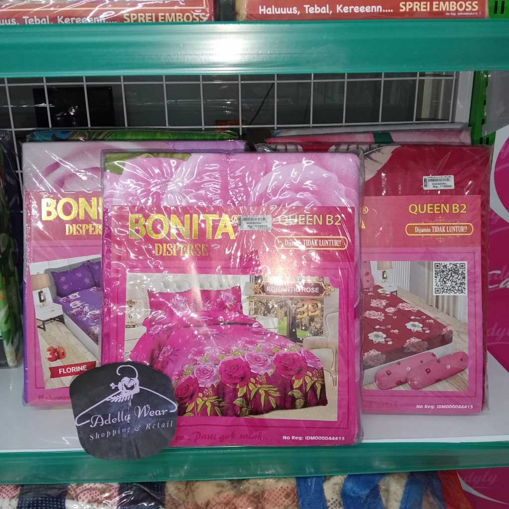 SPREI BONITA Queen B2 UKURAN 160X200 cm