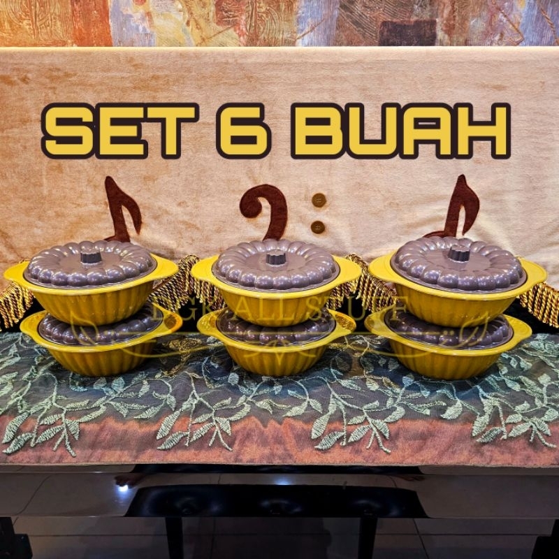 Tempat Wadah Penyimpanan Basi Bakul Prasmanan Saji Makanan Sayur Lauk Nasi Kotak Segi Bulat Oval Lab