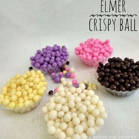 

Crispy Ball Elmer Kemasan 250gr ( DARK / WHITE / STRAWBERRY ) ihffg