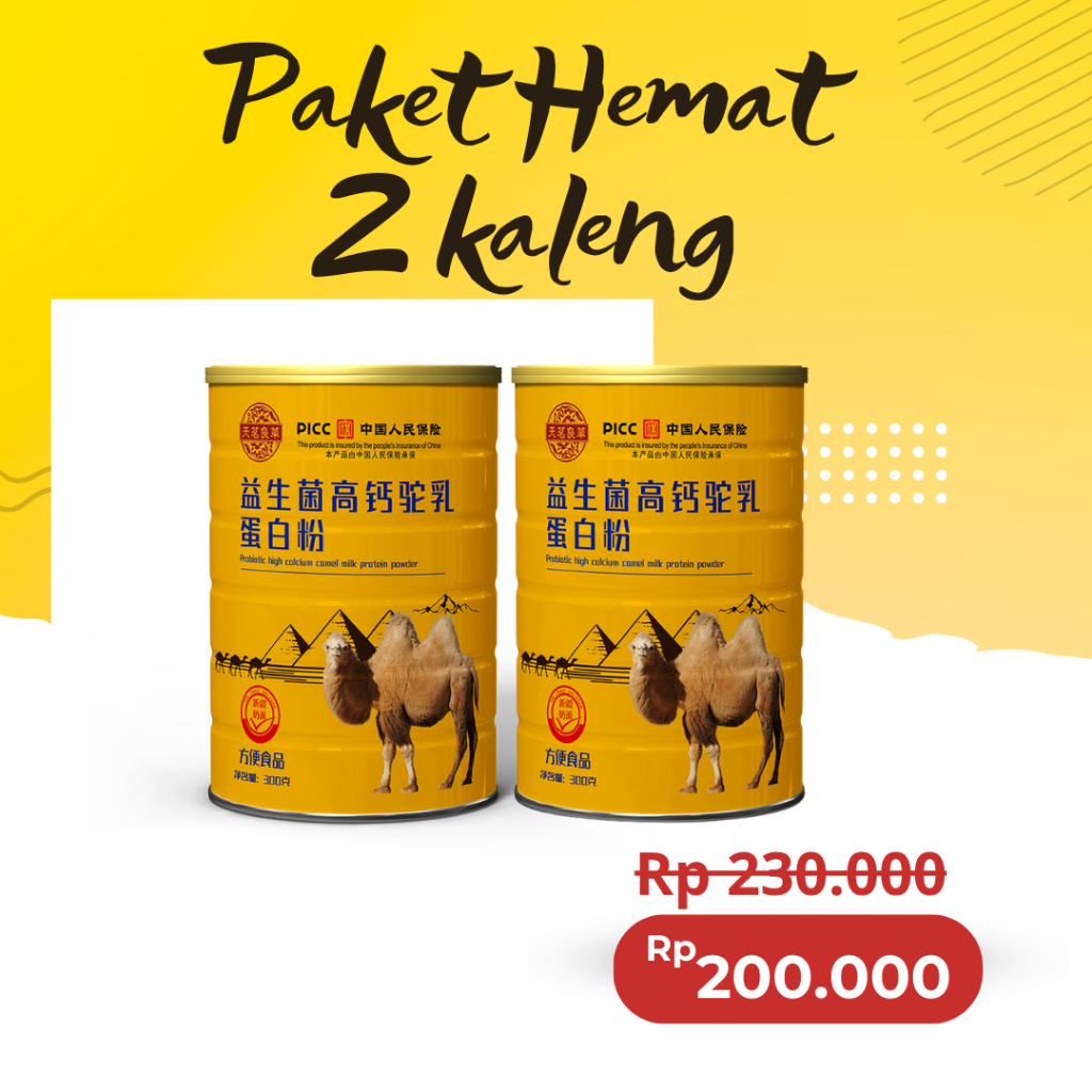 

TIANMING Susu Unta 300gr PAKET HEMAT 2 Kaleng