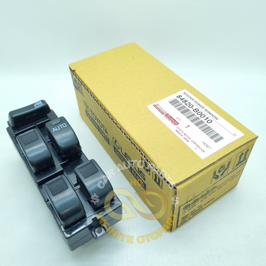 SAKLAR MASTER POWER WINDOW PUSAT AVANZA XENIA 2003-2010 MANUAL 84820-B0010 TOY QUALITY