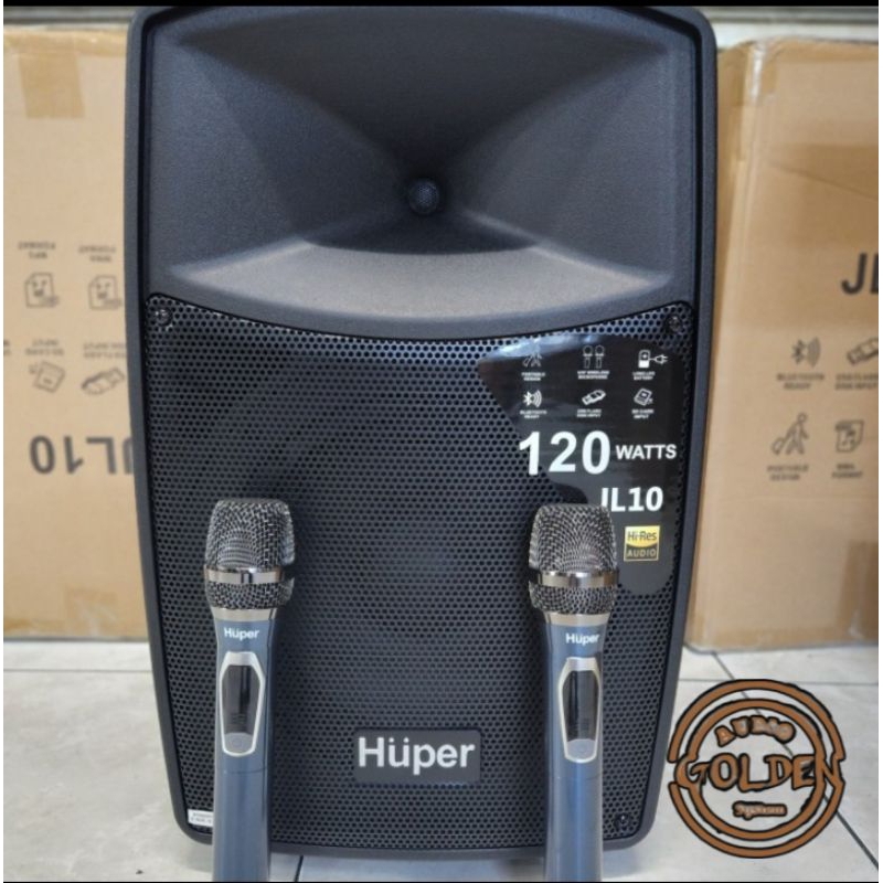 speaker Portable Huper JL 10 10inchi Bluetooth Wireless ORIGINAL