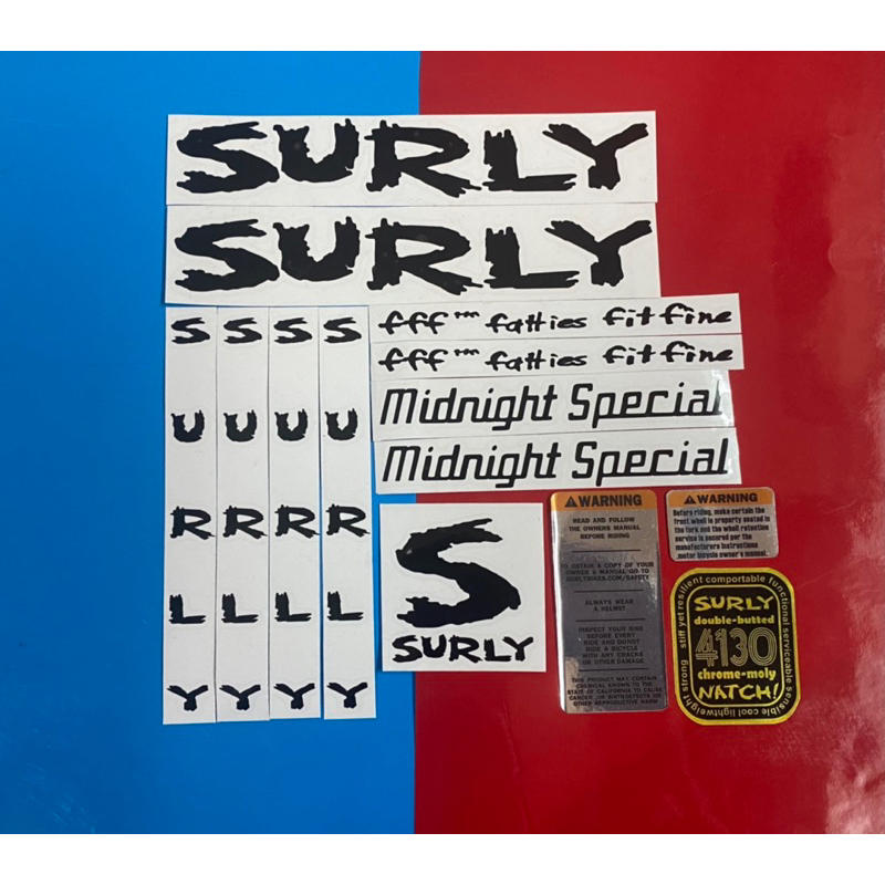 Stiker Sepeda Surly Midnight special
