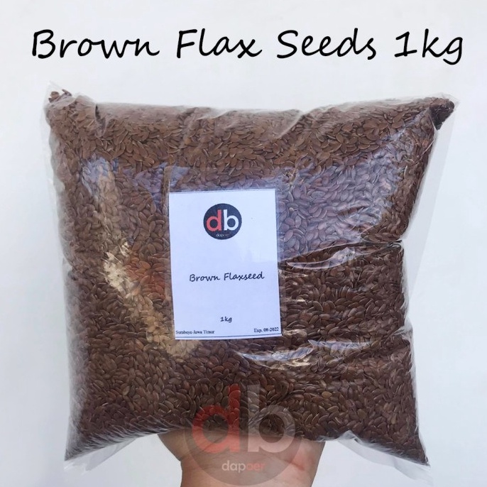 

Bests3ller Biji Rami | Brown Flaxseed 1kg Bring it Now