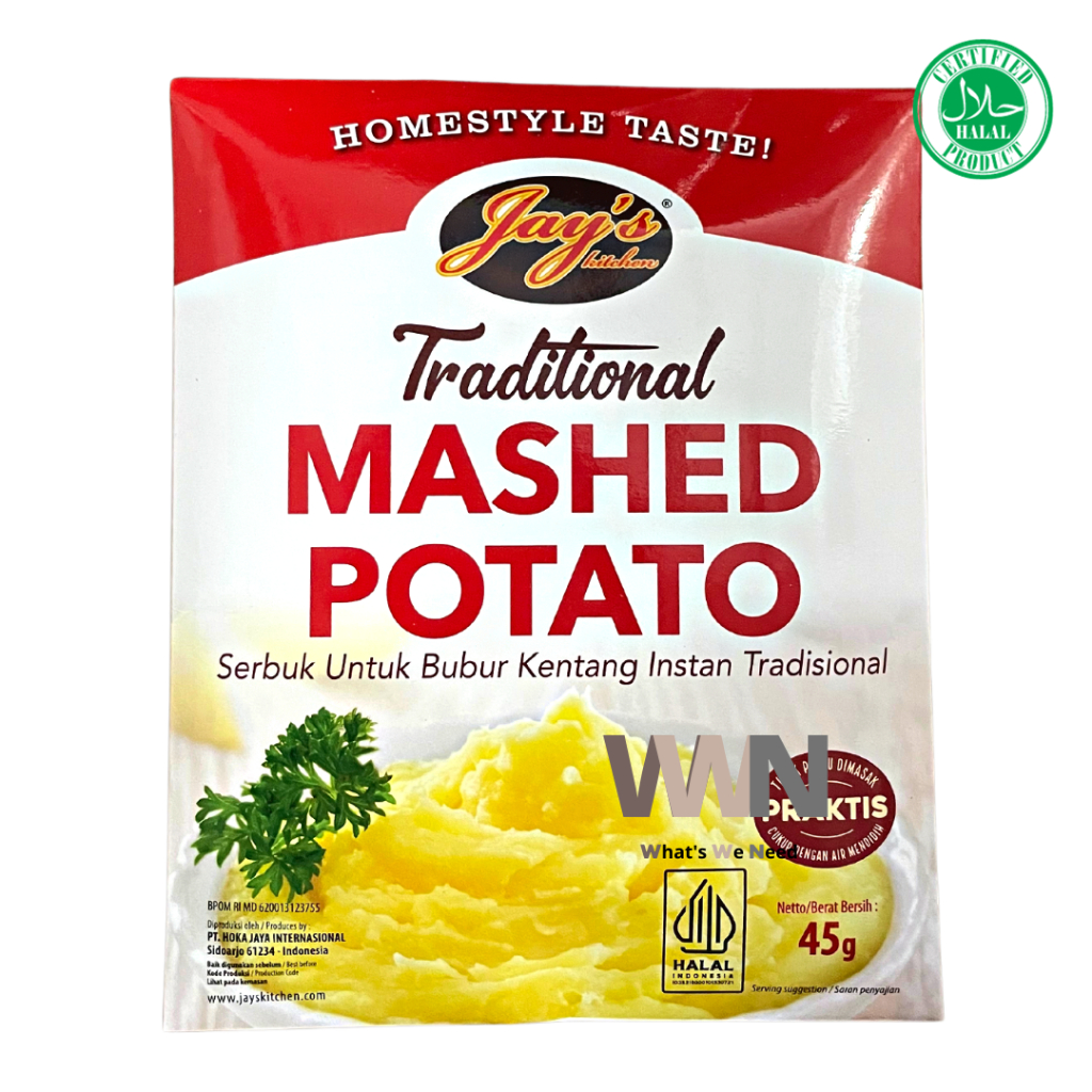 

Jay's Mashed Potato Traditional 45gr - Kentang Tradisional Instan