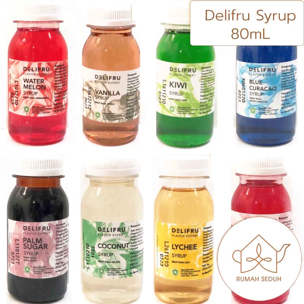 

COD 80mL Sirup Delifru Semua Rasa - Delifru Syrup Mini Trial Size - Hazelnut, Caramel, Vanila, Sakura, Cotton Candy, Calamansi ↑Murah Banget