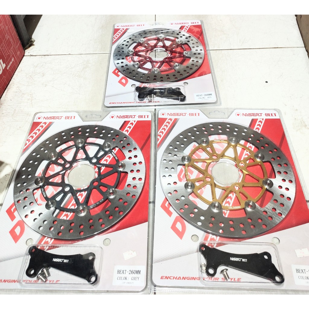 Discbrake Piringan Vario Beat uk260mm CNC FLOATING Nassert-Beet