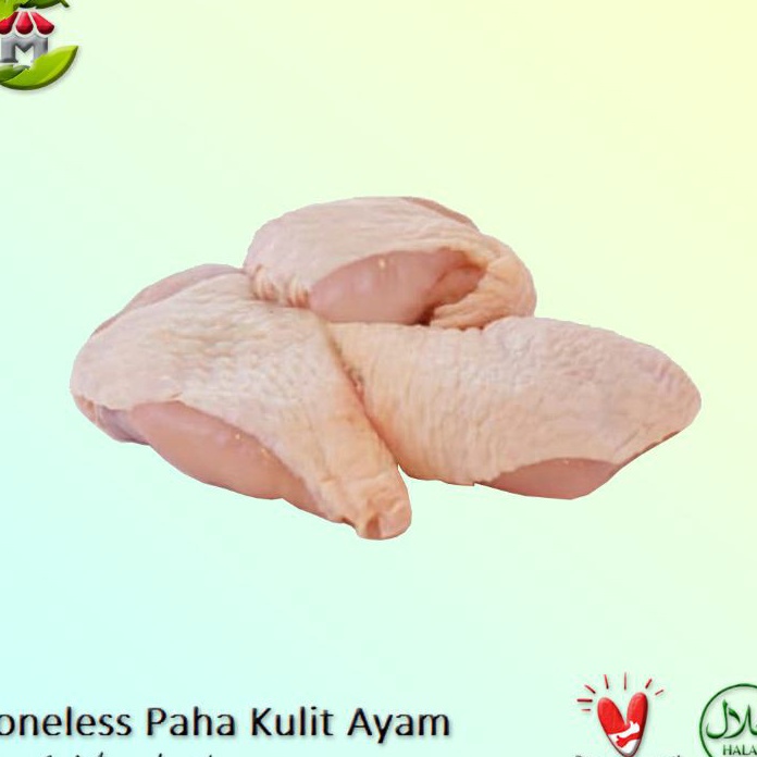 

NQHT4229 (C6369] Boneless Paha Kulit Ayam Grade A Kualitas Premium