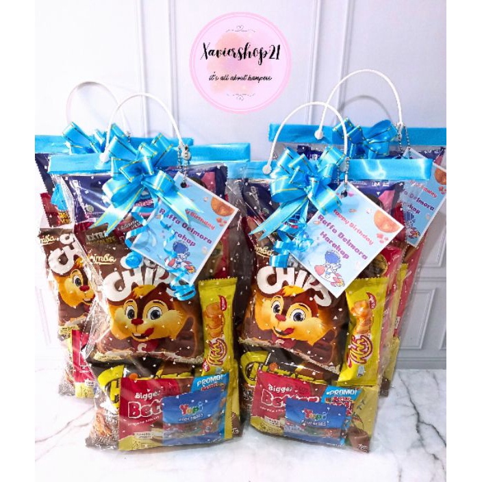 

NQLD8550 GROSIR Paket snack ulang tahun SUPER PREMIUM KOMPLIT/ FREE CARD