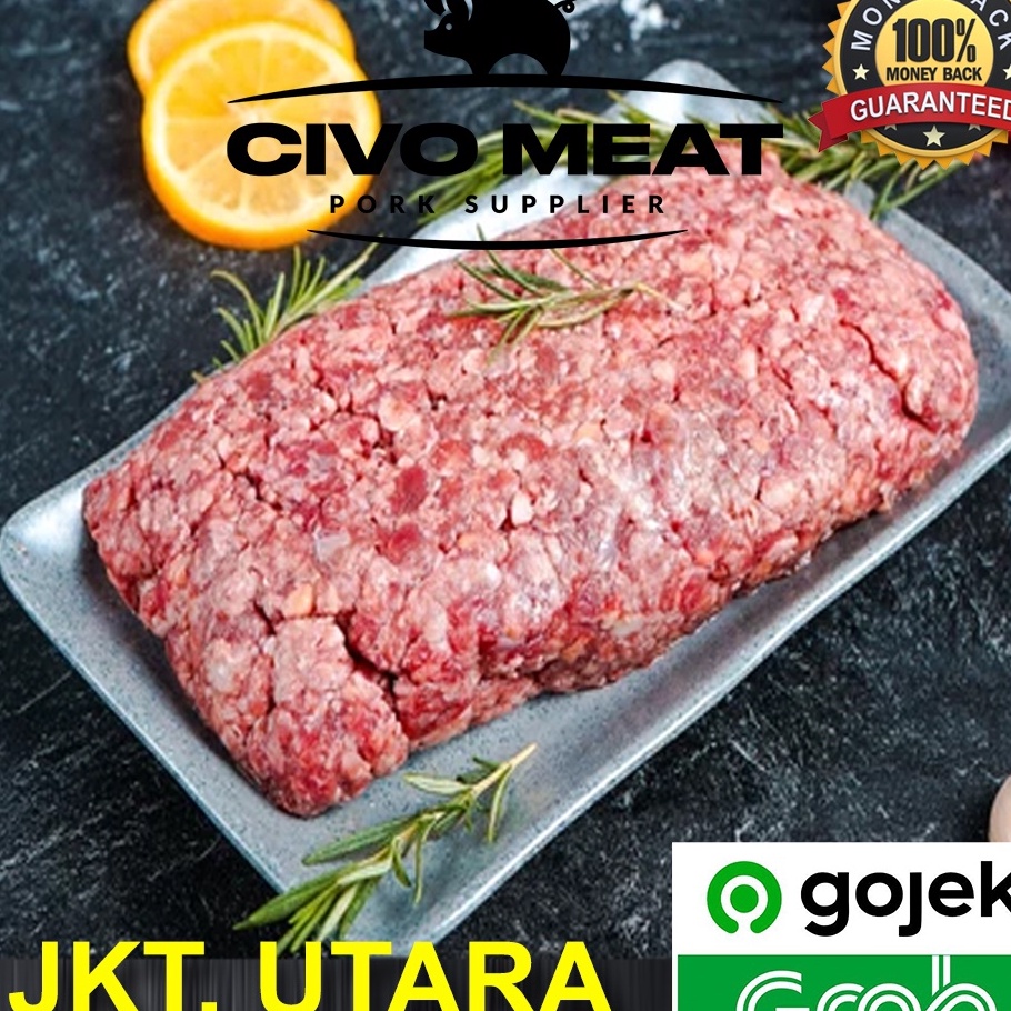 

SDGT8006 (D2289) Jual Daging Babi Giling / Pork Minced (Daging Paha Giling) 500gr