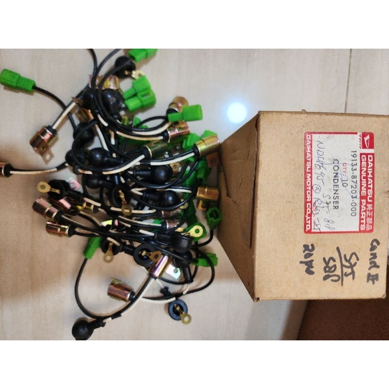 Condensor Kondensor Zebra 1.0 Zebra 10 kabel putih 0.27m Original 100%