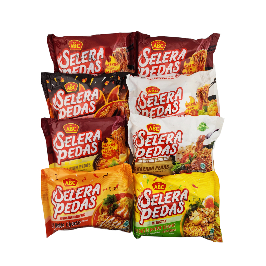 

Mie ABC Selera Pedas - Netto 85gr