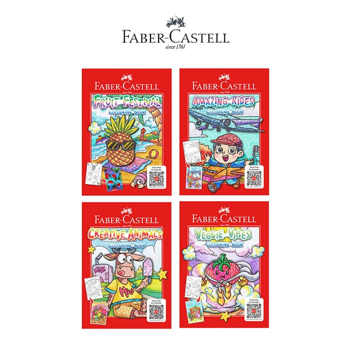 

Faber Castell Coloring Book 10402 Buku Mewarnai Anak Usia TK PAUD SD