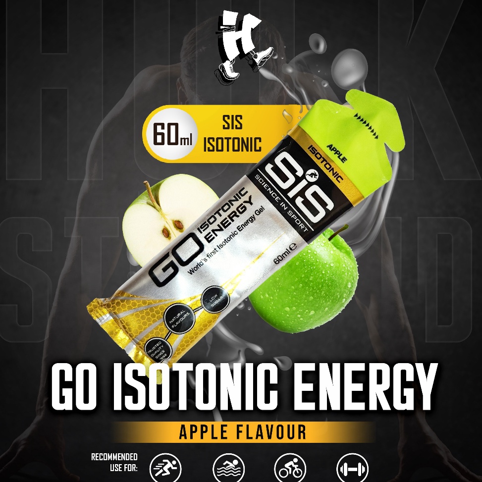

[PRODUK MZPMP72] SIS GO Energy Gel Apple Isotonic 60ml Penambah Energi Olahraga 83