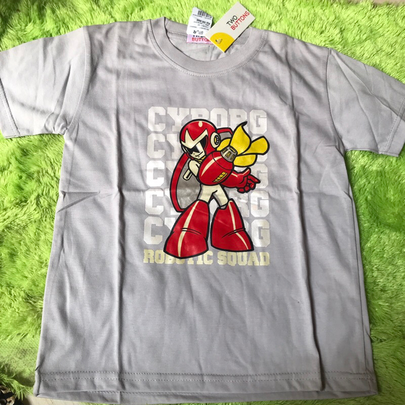 kaos anak two buttons (ex ramayana)