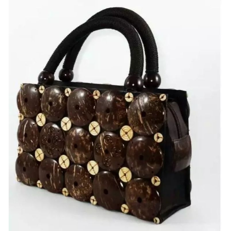 tas unik batok kelapa, tas etnik, tas murah, batok murah