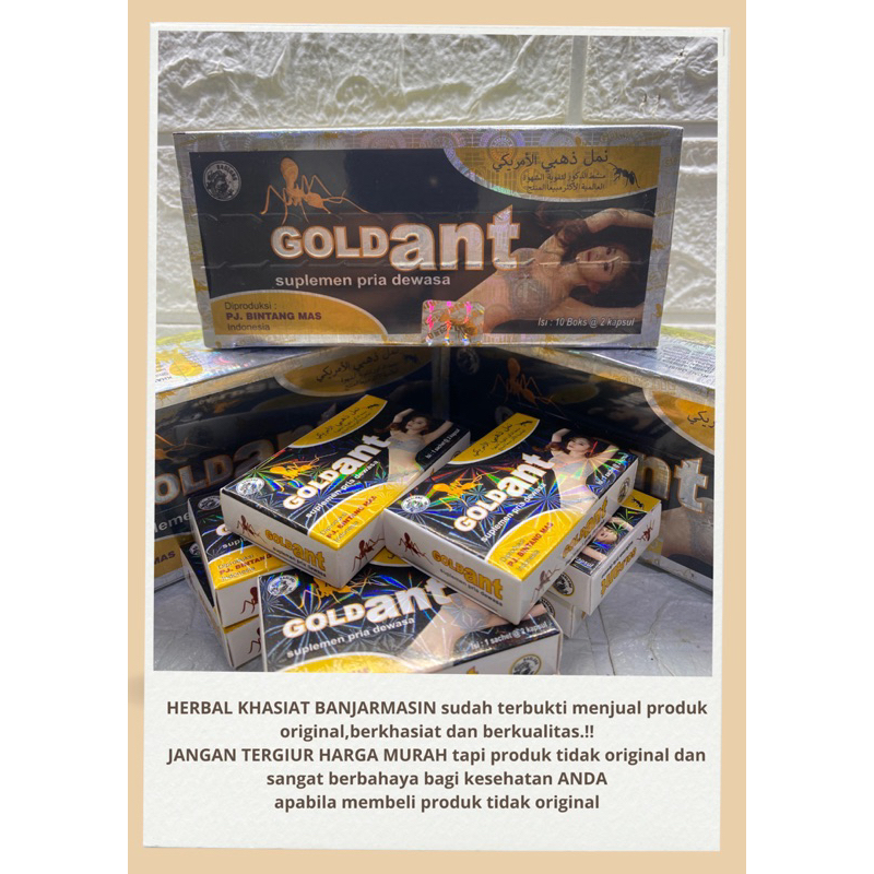 gold ant kapsul original
