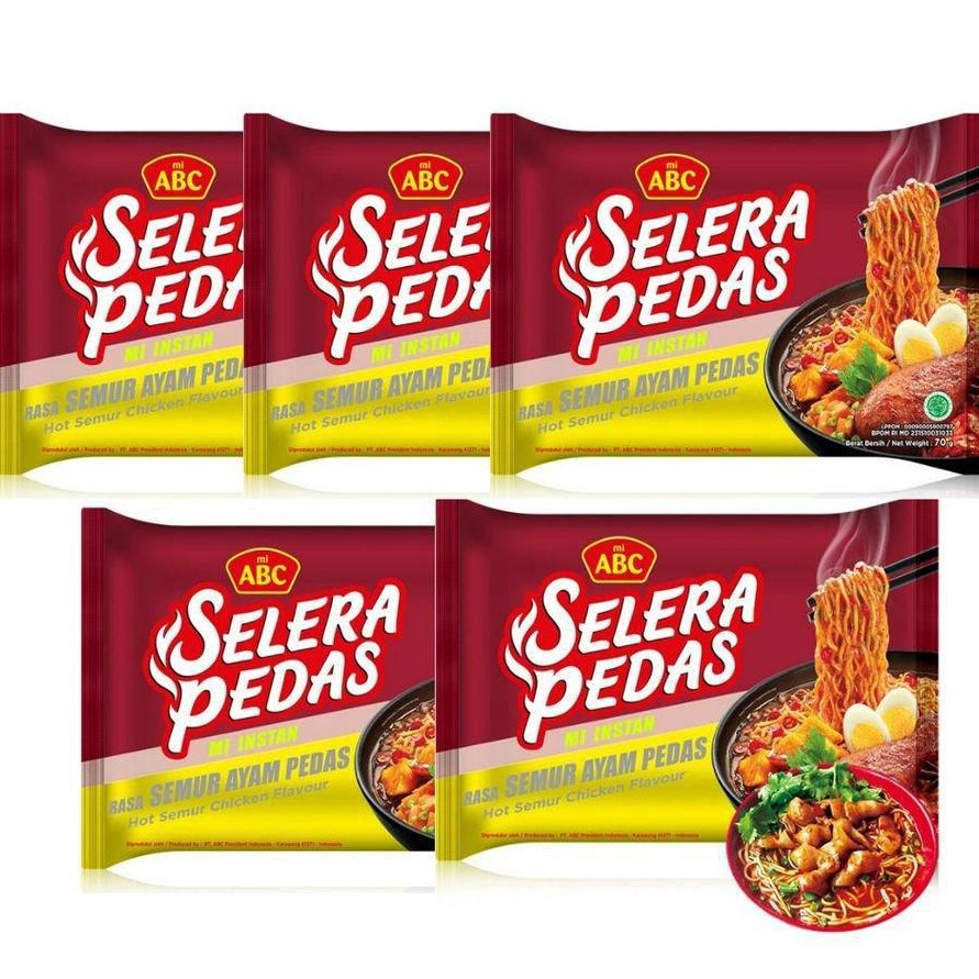 

KFQF6996 READY STOK ABC Rasa Semur Ayam Pedas 70 gr x 5 Pcs