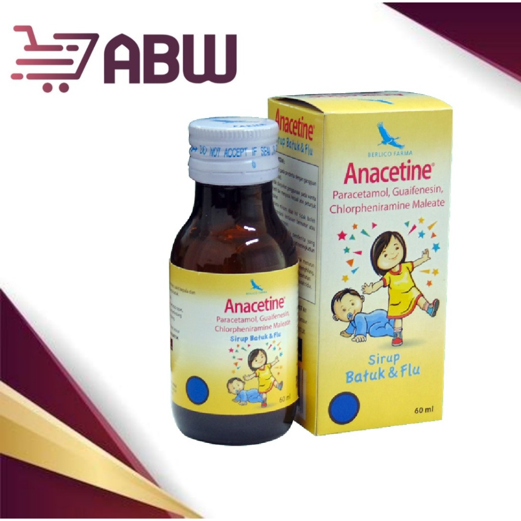 [A] Anacetine Sirup 60 ml / ANACETIN SIRUP 60 ML / ANACETINE SYRUP