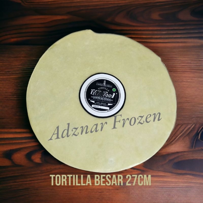 

Tortilla kulit kebab besar 25 cm isi 20lbr